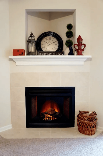 Fire place decor
